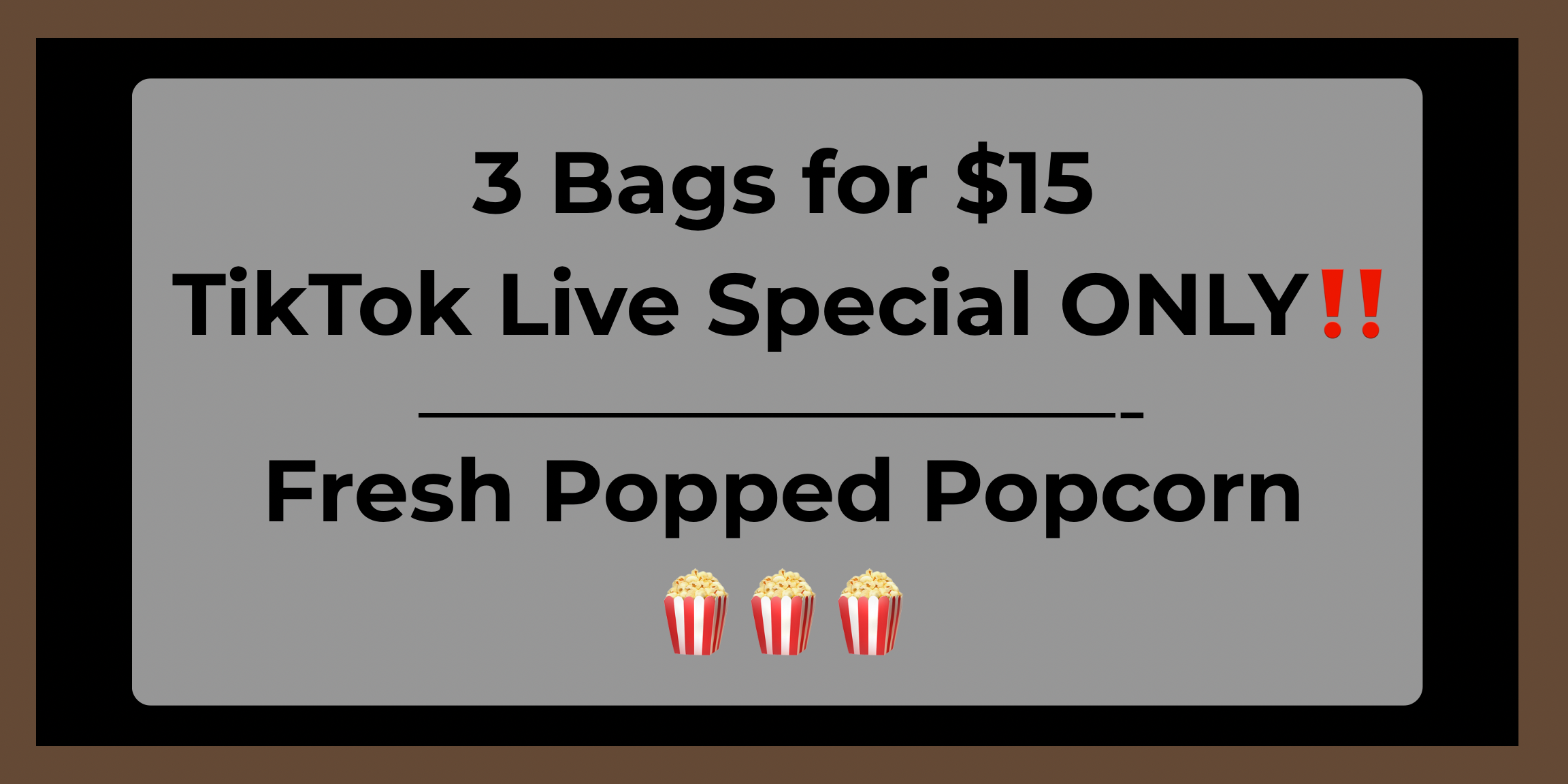 TIKTOK SPECIAL!! (3 FOR $15)